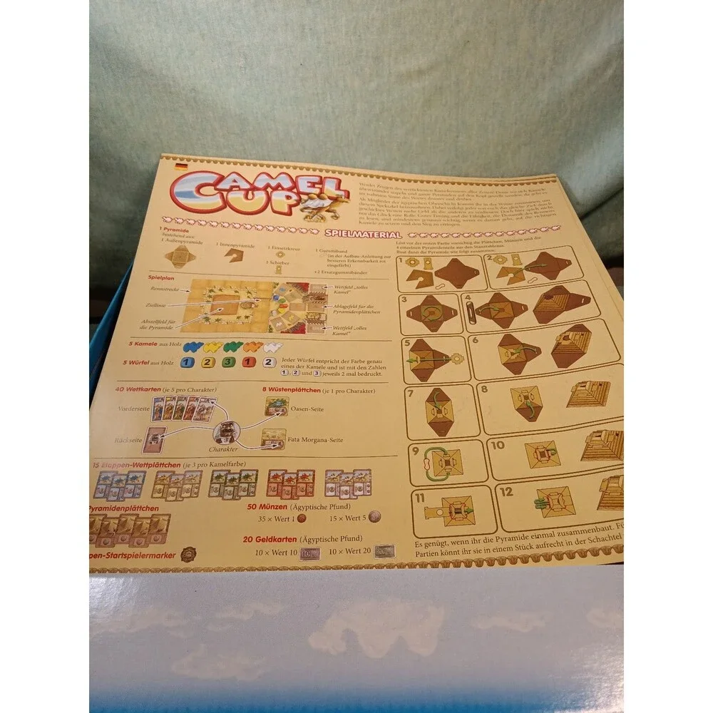 Camel Up Board Game 2014 Pegasus Spiele